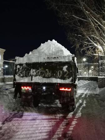 Вывоз снега с грузчиками
