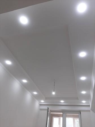 установка люстры.розетки.выключатели