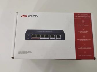 Продам новый коммутатор Hikvision 4 -port