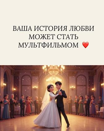 Love Story мультфильм из фото Қыз ұзату, свадьба, 14 февраля