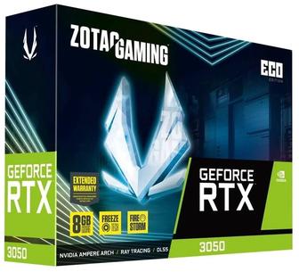 Видеокарта GeForce RTX 3050 8GB Zotac gaming eco gddr6