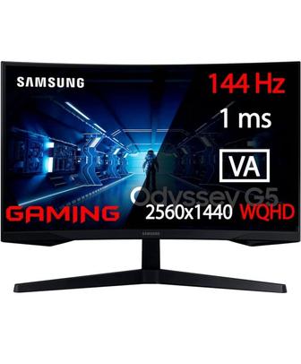 Монитор Игровой 26.9 Samsung LC27G55TQWIXCI 2560x1440 144Гц