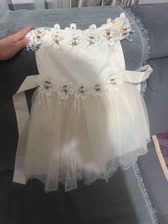 Платье детские на утренник и шуба