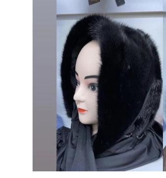 Женская косынка норковая