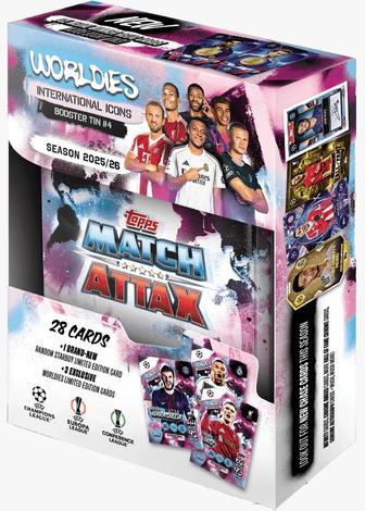 Футбольные карточки Topps Match Attax Worldies 2025/26