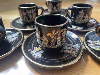 Кофейный сервиз/набор Греция, фаянс