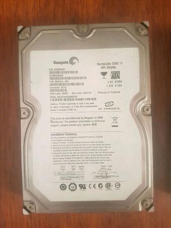 HDD 500 Gb жёсткие диски