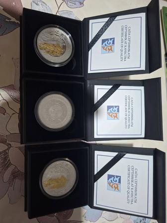 Юбилейные монеты 100 тенге 200 тенге 1000 тенге