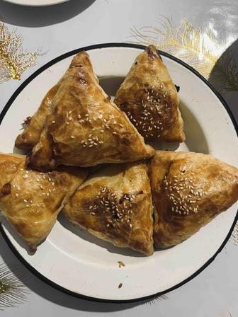 Домашняя самса с курицей на заказ