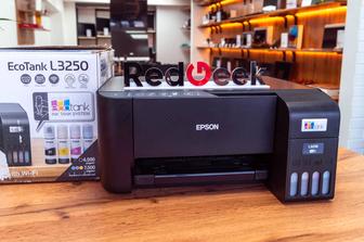 Струйный МФУ Epson Ecotank L3250. 4 цветный. Wi-Fi. Магазин Red Geek