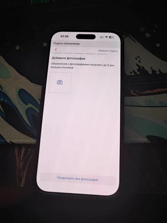 Продам iphone 16 pro max 512, 100% батарея
