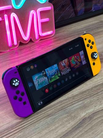 Прошитая Nintendo Switch Oled 256Gb с играми