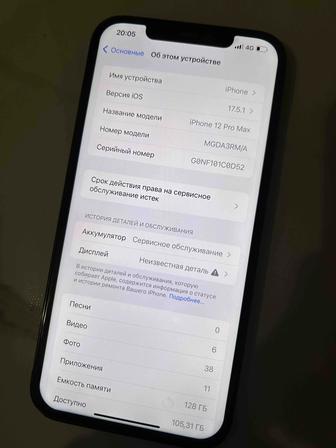 Продам iPhone 12pro Max 128