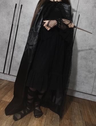 Костюм Ведьмы Плащ и Шляпка