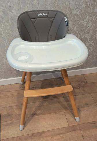 Стульчик для кормления Babyton Woody Grey