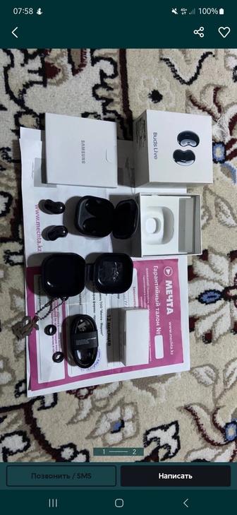 Наушник galaxy buds live