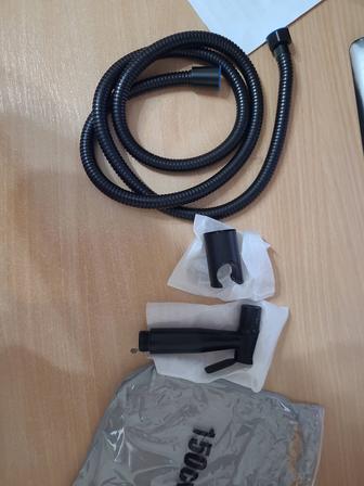 Набор черный для гигиенического душа лейка для биде со шлангом