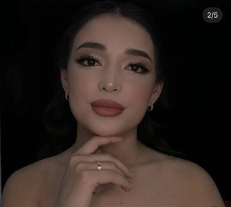 Макияж прическа выезд есть