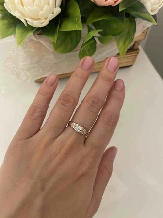 Кольцо SOKOLOV классика, размер 16.5 вес 2.05 г золото, бриллиант