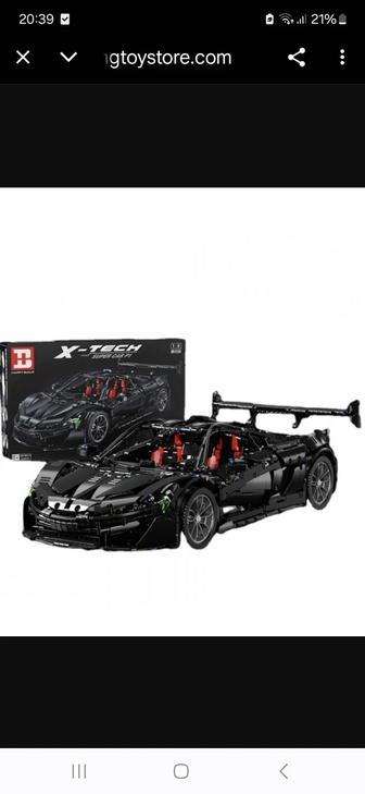 Конструктор Лего техник 3686 деталей.Большая машина спортивная.