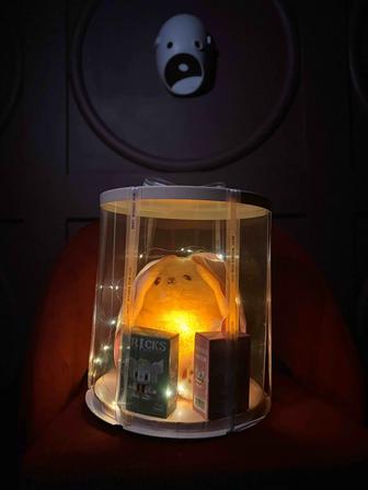 Дышащий зайчик в клубнике