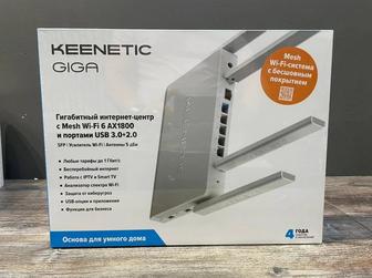 Wi-Fi роутер Keenetic Giga KN-1011. На каспи стоит 89000, продаю за 51990