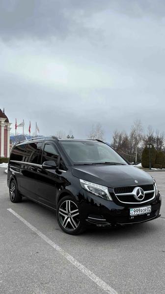 Аренда Mercedes V-Class с водителем Алматы VIP трансфер