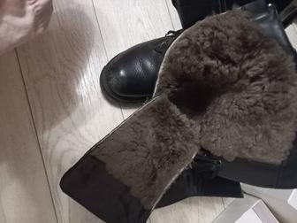 ЗИМНИЕ НАТУРАЛЬНЫЕ САПОГИ НА ЦИГЕЙКЕ,НА ДЕВОЧКУ