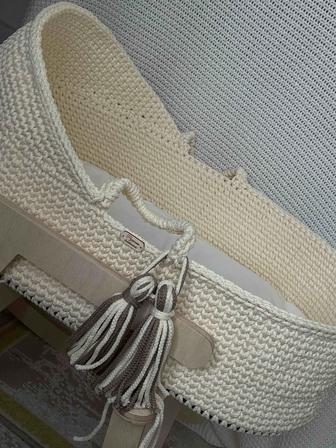 Люлька переноска вязанная