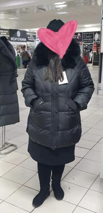 Зимний теплый пуховик 54р-р! Зимняя куртка