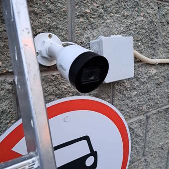 Установка видеонаблюдения