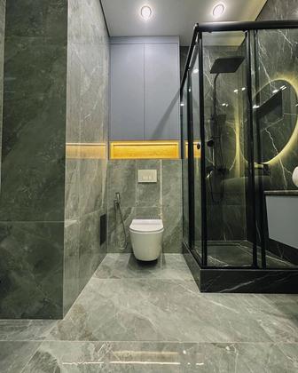 Ремонт ванной комнаты под ключ. Укладка ламината. Двери. Сантехники.