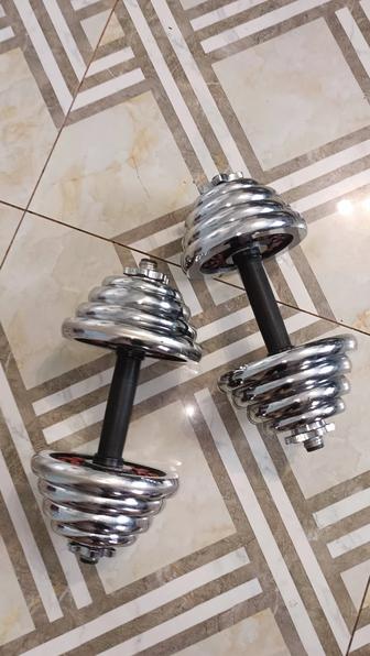 Гантели разборные 29 кг общий вес комплекта