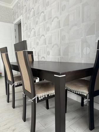 Продам стол в комплекте 6 стульев