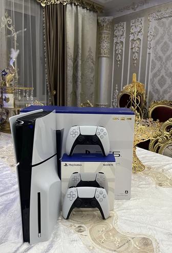 Playstation 5 slim, полный комплект
