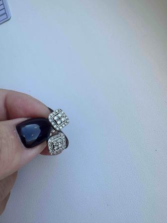 Пусеты бриллиантовые