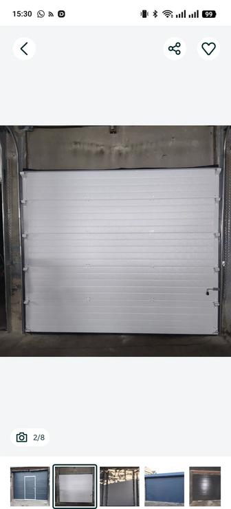 Ремонт и продажа установка секционных ворот и рольставни а также шлагбаумов