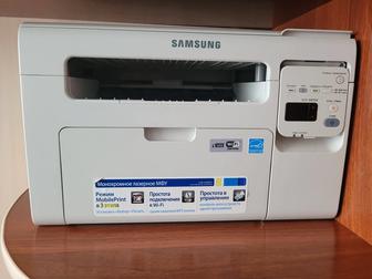 МФУ лазерный Samsung SCX-3405W/XEV черно-белая печать, A4, цвет белый