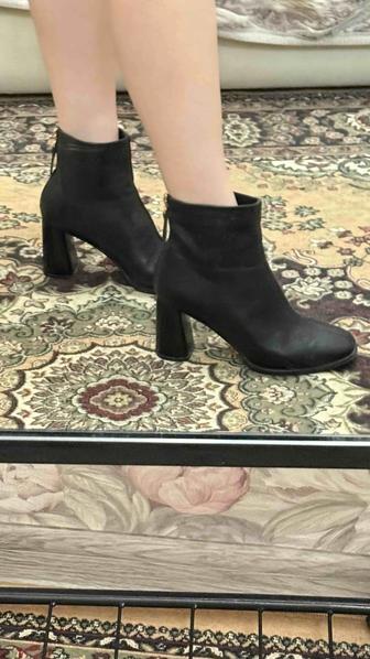 ботильоны кожаные