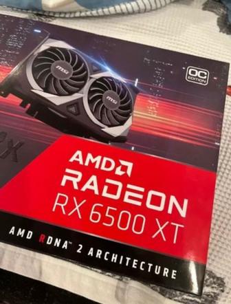 Продам видел карту Amd radeon rx 6500 xt 2g