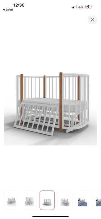 Кровать приставная детская кроватка