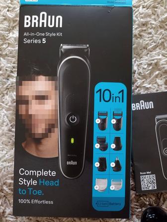 Триммер от Braun для бороды и усов, для носа, для ушей MGK5445