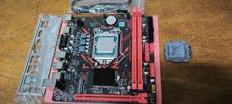 Комплект H81M-K, Intel H81, (Rev 1.01) Soket LGA1150 (Intel), ОЗУ 2xDDR3 ,