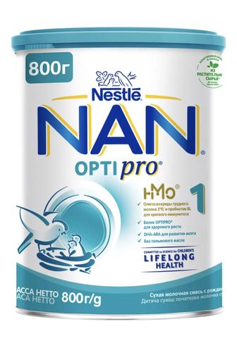 Продается молочная смесь NAN Optipro 1 с рождения 800 г
