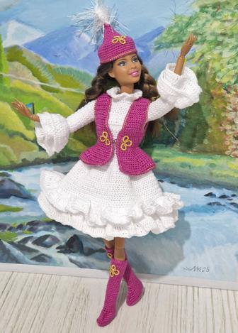 Продается казахский национальный костюм для кукол Барби