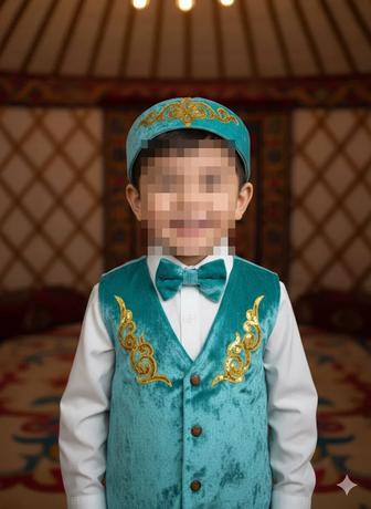 Прокат казахского национального костюма на мальчика 4-7 лет