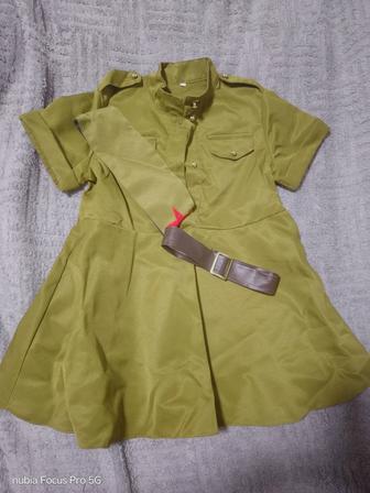 Продам военное детское платье