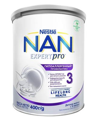 NAN Expertpro Гипоаллергенный 12 месяцев 400 г