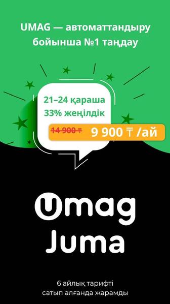 Акция ПО Umag за 33%