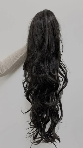 Hair Хвост на крабе темно коричневый женский